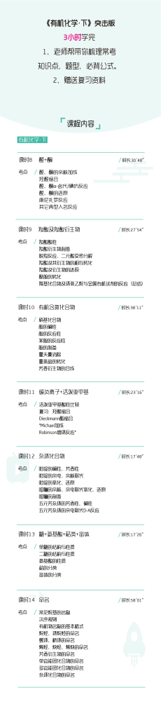 图片[1]-期末不挂科 | 高数帮有机化学下速成不挂科 百度云盘 - 蛋窝窝-蛋窝窝