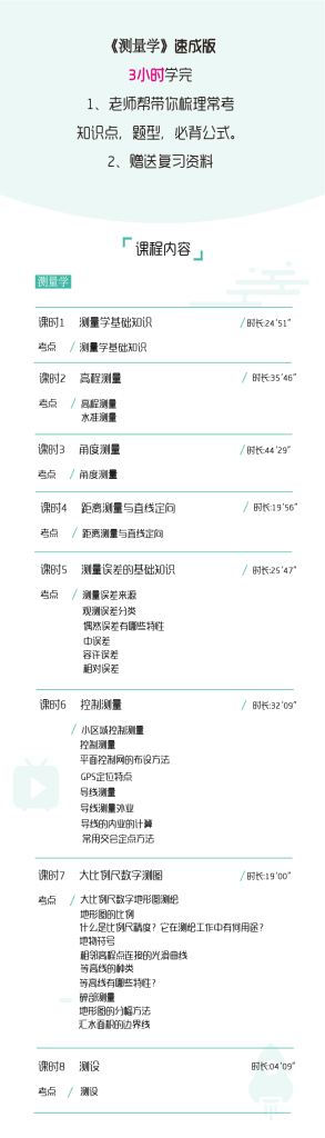 图片[1]-期末不挂科 | 高数帮工程测量学/测量学4小时期末突击课 - 蛋窝窝-蛋窝窝