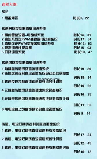 图片[1]-期末不挂科 | 学霸戴你飞电力拖动自动控制系统运动控制系统（直流选调部分）期末速成网课 - 蛋窝窝-蛋窝窝