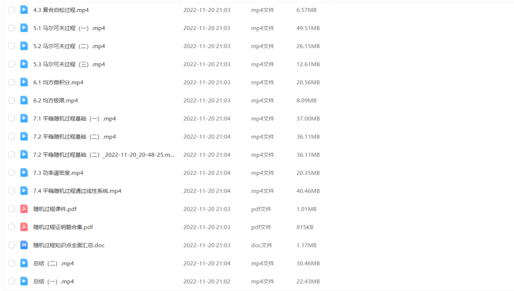 图片[2]-期末不挂科 | 易考易学随机过程期末速成不挂科 - 蛋窝窝-蛋窝窝