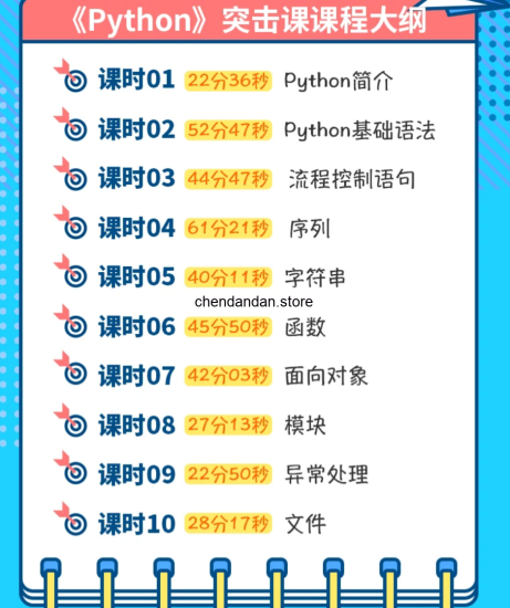 图片[1]-期末不挂科 | 蜂考高斯课堂《Python》期末突击速成网课资源 - 蛋窝窝-蛋窝窝