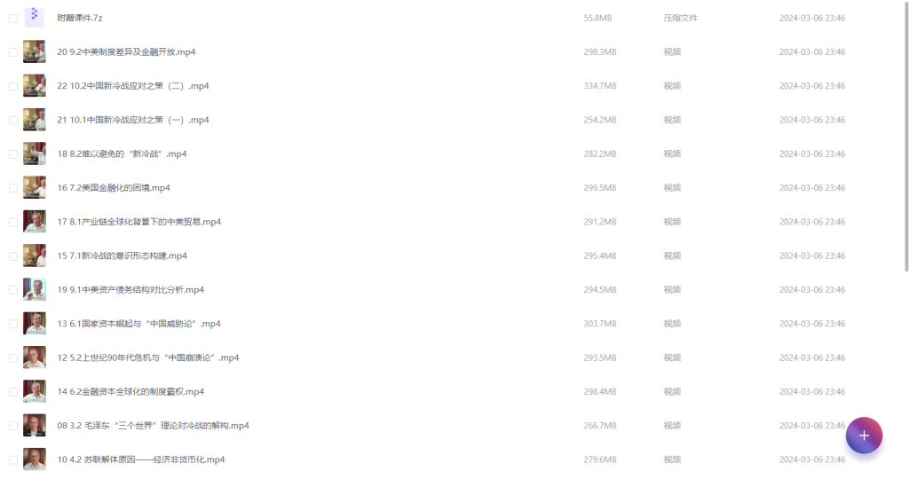 图片[1]-教程 | B站温铁军：从“老冷战”到“新冷战”课程资源分享 - 蛋窝窝-蛋窝窝