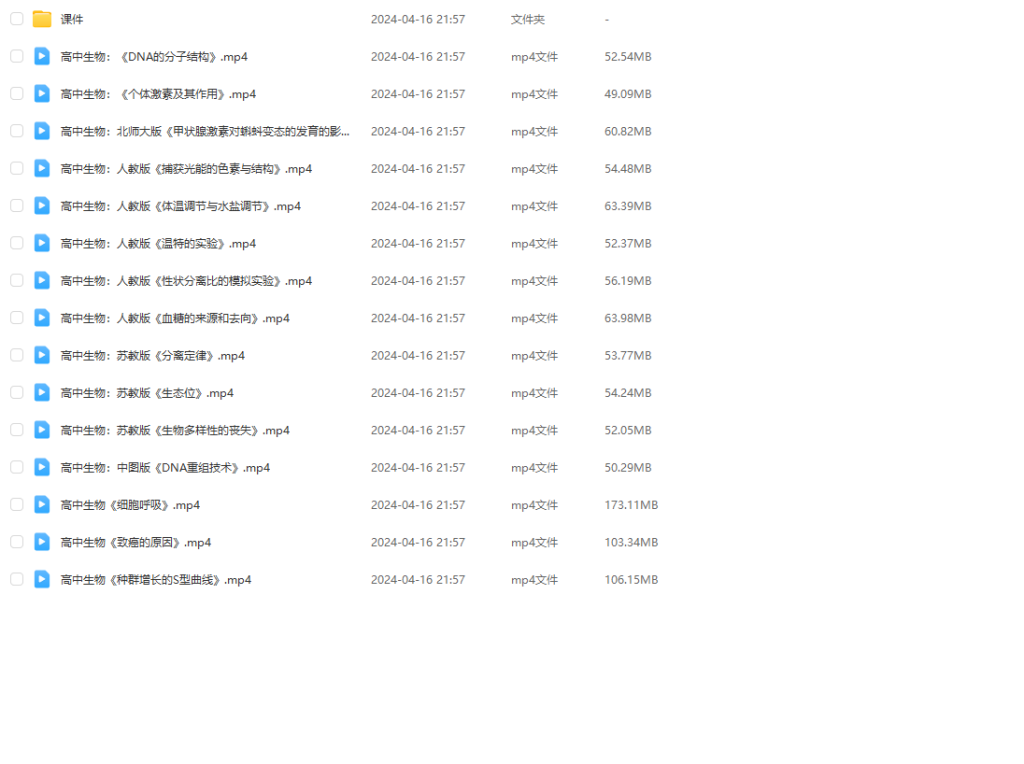 图片[2]-教资 | 2023年下半年高中生物教师资格证面试网课资源 百度云 - 蛋窝窝-蛋窝窝