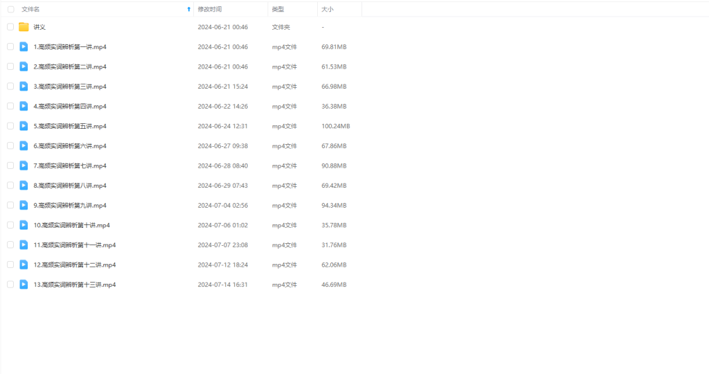 图片[1]-公考 | 2025年老闻言语必考实词辨析500词网课资源 百度云 - 蛋窝窝-蛋窝窝