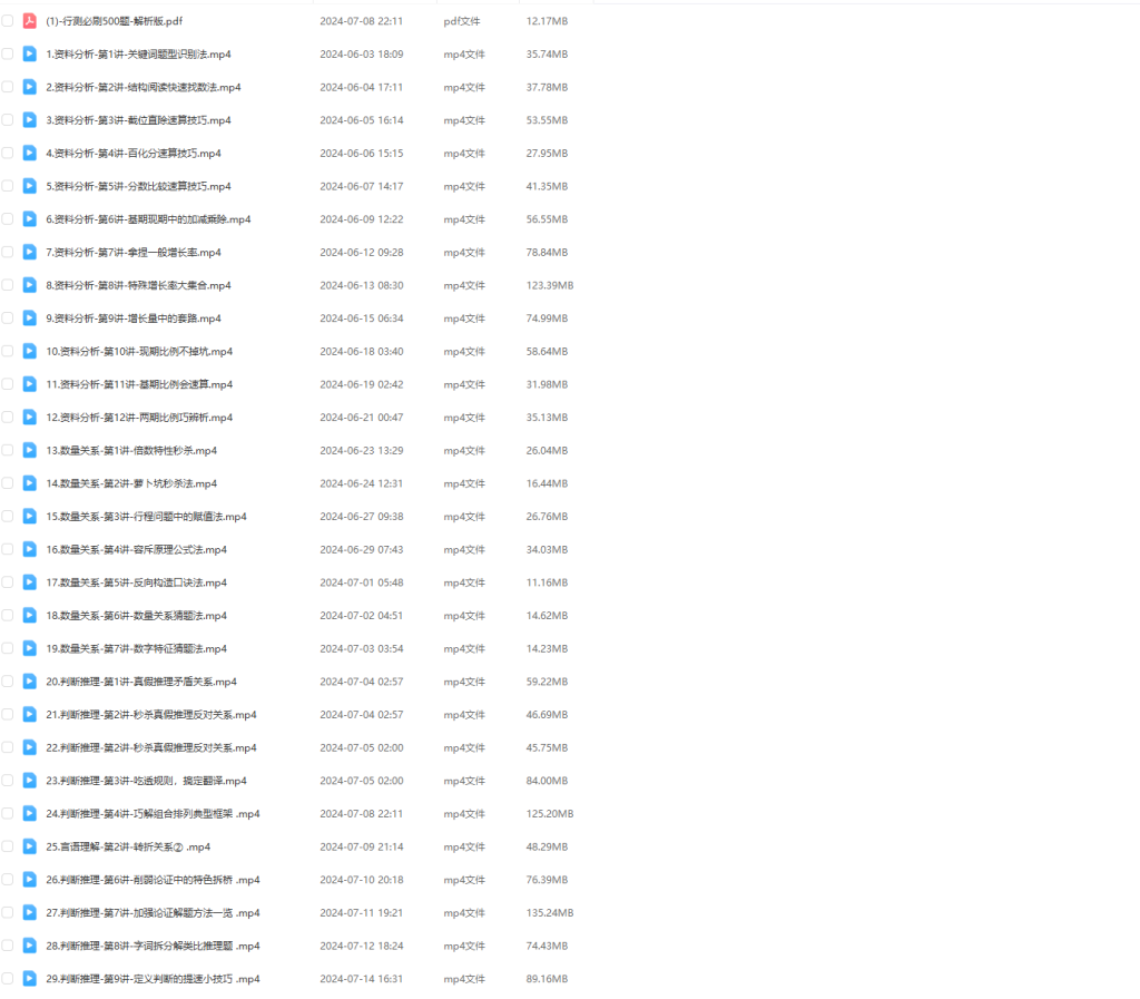 图片[1]-公考 | 2025年瞪哥国考省考行测高分技巧课网课资源 百度云 - 蛋窝窝-蛋窝窝