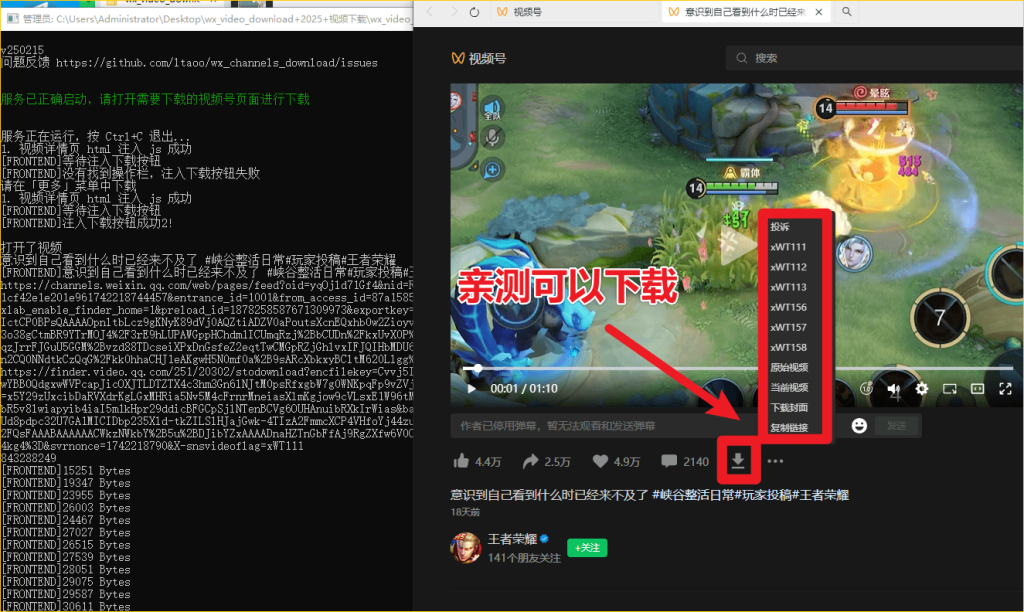 图片[1]-Windwos | 2025年最新视频号下载工具 一键下载为MP4格式，完全免费-蛋窝窝